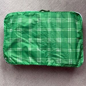 Hearth & Hand (Magnolia) Green Plaid Packing Cube - x large travel organization